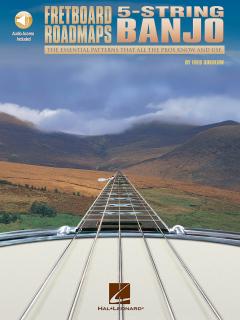 Fretboard Roadmaps - 5 string banjo (Škola hry na banjo: Cestovní mapy hmatníkem pětistrunného bendža.)