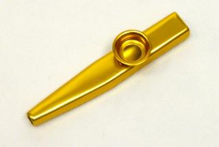 Kazoo - Zlaté plech (Klasické kovové kazoo)
