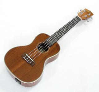 Koncertní elektro-akustické ukulele KALA KA-CG-EQ vysoký lesk (Mahagonové koncertní ukulele s snímačem a  pouzdrem)