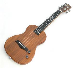 Koncertní elektro ukulele SNAIL SEU-1C Okume a akacie (Elegantní elektrické koncertní ukulele s pouzdrem)