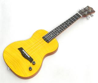 Koncertní elektro ukulele SNAIL SEU-2C Okume a javor (Elegantní elektrické koncertní ukulele s pouzdrem)