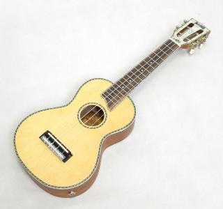 Koncertní elektroakustické ukulele MAHALO Pearl (Smrkový masiv a mahagonové koncertní ukulele s futralem MAHALO MP2E)