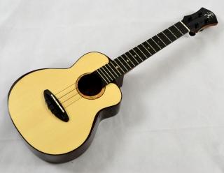 Koncertní ukulele aNueNue UC200 Moonbird (Celomasivní smrk a Indický palisandr koncertní ukulele s kufrem)