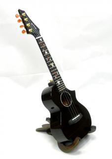 Koncertní ukulele ENYA EUC-M6 Černý mahagon (Celomasivní zdobení koncertní ukulele s pouzdrem)