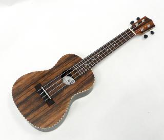 Koncertní ukulele Koki´o U-LEBLEB-C Eben (Ebenové koncertní ukulele s pouzdrem)