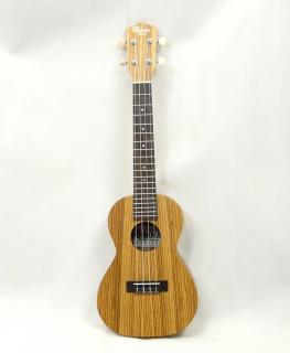 Koncertní ukulele OHANA CK-15Z Zebrano (Satinové zebra wood koncertní ukulele)