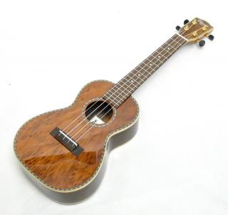 Koncertní ukulele OHANA CK-43 Sekvoj  palisandr (Celomasivní lesklé "special edition" ukulele)