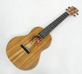 Koncertní ukulele RISA UKA-KOA-BAC Celomasivní koa (Ruční výroba s zaoblovaným hmatníkem)