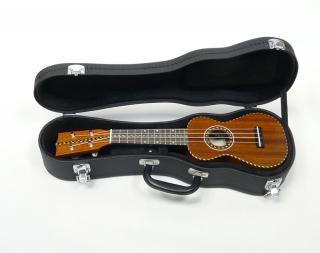 Kufr na sopránínové ukulele OHANA UCH-19 (Černé, pevní kufřík na sopranino ukulele)