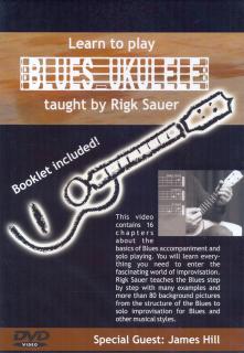 Learn to play Blues Ukulele DVD (English language DVD by Rigk Sauer)