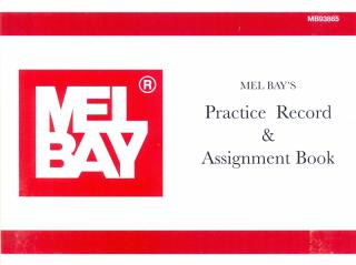 Mel Bay Practice Book (Cvičební zaznám všech nástrojů)