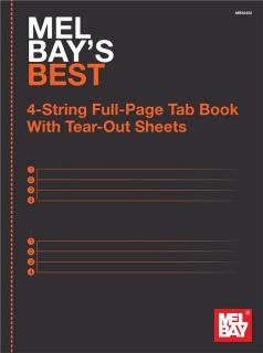 Mel Bay´s Best Tab Book (4 string full page tab book)