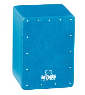 Mini cajon MEINL NINO955B Modrý (Malý dřevený cajon)