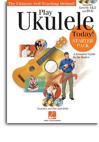 Play Ukulele Today Starter Pack (Učebnice 1+2 a DVD AJ)