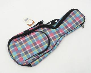 Pouzdro na sopránové ukulele TOM  WILL Tartan (Kostkované sopranové pouzdro: 10mm polstáření)