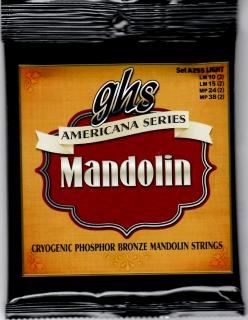 Sada strun na mandolínu GHS A255 Light (Americana Light 10-15-24-38)