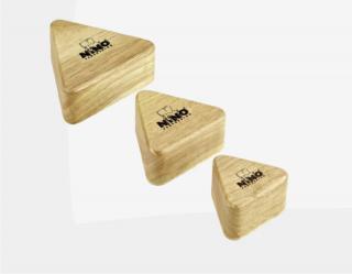 Shakery MEINL NINO508 Trojuhelníky (3 dřevené shakery)