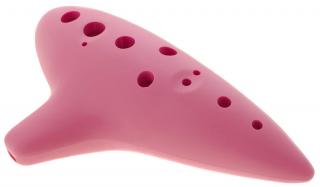 Smart plastová okarina (Růžová plastová okarina 10m)