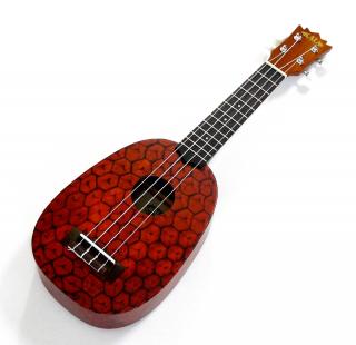 Soprano ukulele KALA KA PSS Ananas (Ovocní soprano ukulele s pouzdrem)