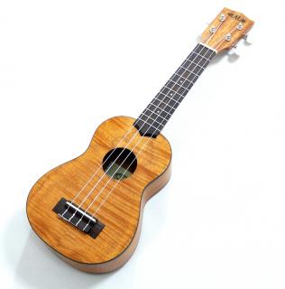 Soprano ukulele Kala KA-SEM mahagon (Exotický mahagon ukulele with s pouzdrem)