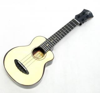 Sopránové ukulele aNueNue US200 Moonbird (Celomasivní smrk a Indický palisandr sopráno s kufrem)