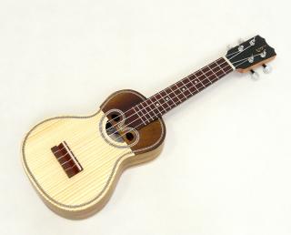 Sopránové ukulele APC SS 103 Smrk a koa (Tradiční Portugalské ukulele - ruční výroba)
