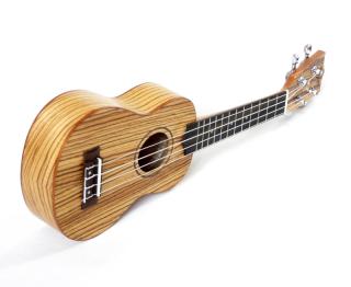 Sopránové ukulele FLIGHT DUS 322 ZEB/ZEB  (Zebrano soprano ukulele s pouzdrem)
