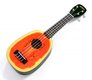 Sopránové ukulele KALA WTML Meloun (Melounové soprano ukulele s pouzdrem)