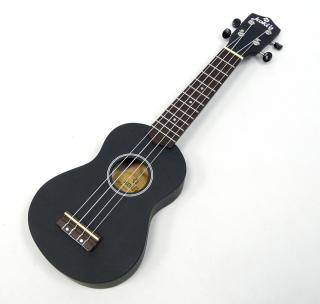 Sopránové ukulele KOKI´O U-LLI-BK Černé (Černé linden (Lípa) soprano ukulele s povlakem)