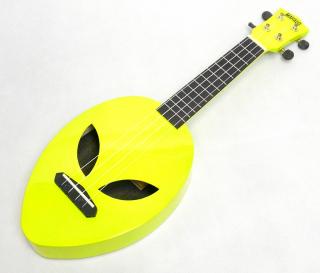 Sopránové ukulele MAHALO Alien (Zelené mimozemšťan s povlakem)