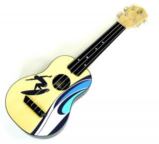Sopránové ukulele Mahilele ML-003 - Surfer (ABS tělo soprano ukulele s pouzdrem)