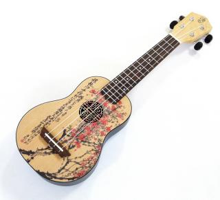 Sopránové ukulele Mahilele ML-CPB Sakura (ABS tělo soprano ukulele s pouzdrem)