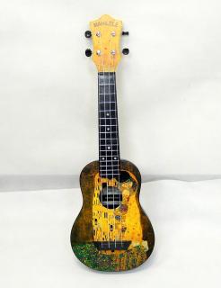 Sopránové ukulele Mahilele ML3-A004 Klimt (ABS tělo soprano ukulele s pouzdrem)