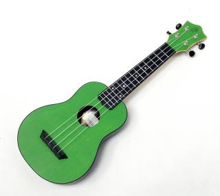 Sopránové ukulele Mahilele ML3-GRN - Zelené (ABS tělo soprano ukulele s pouzdrem)