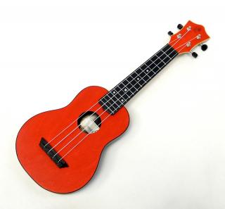 Sopránové ukulele Mahilele ML3-RED Červené (ABS tělo soprano ukulele s pouzdrem)