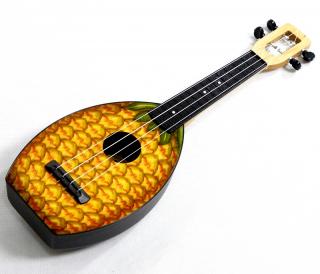 Sopránové ukulele MFC BLECHA Ananas (Legendární soprano blecha (The Flea) - vyrobené v USA)