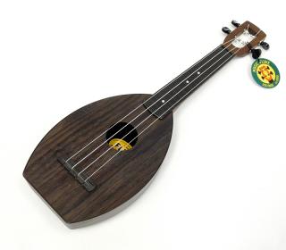 Sopránové ukulele MFC BLECHA - Černá lava (Černé "Blecha" Flea ukulele - Made in the USA)