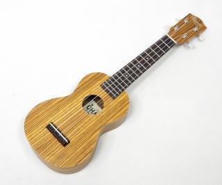 Sopránové ukulele OHANA SK-15Z Zebrano (Zebrano překližka - sopráno)