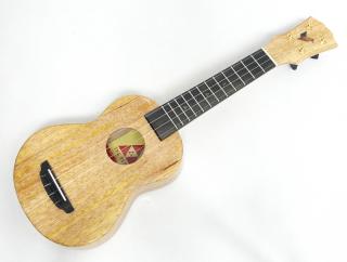 Sopránové ukulele The Rebel "Créme Brulee" (Celomasivní mango luxusní ukulele.)