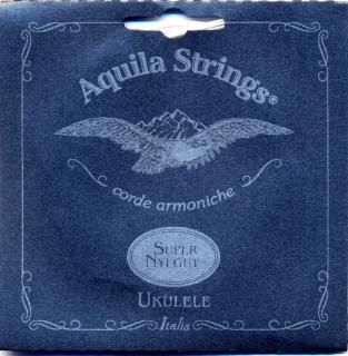 Struny na 8. strunné barytonové ukulele Aquila 131U (Super Nylgut sada strun - DdGgbbee ladění)