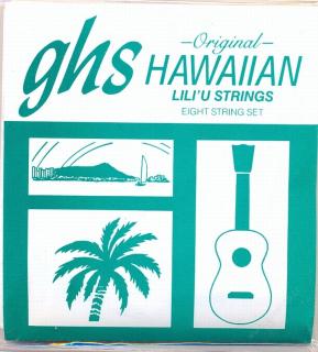 Struny na 8. strunní tenor ukulele GHS H-L8 LILI´U (Sada strun GHS GG, CC, EE. AA)