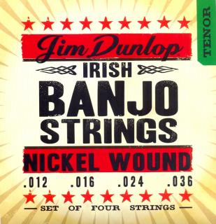 Struny na Irish banjo DUNLOP DJN 1236 Nickel wound (4 struná sada 12, 16, 24, 36)