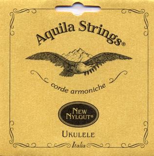 Struny na koncertní ukulele Aquila 55U GCEA (New nylgut sada strun – GCEA – C ladění, 3. struna červená)