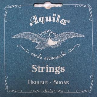 Struny na soprano ukulele Aquila 151U - GCEA Hluboké G (Aquila Sugar sada strun - GCEA – Low  G)