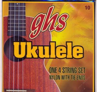 Struny na sopránové i koncertní ukulele GHS H-10 GCEA (Sada strun  GCEA)