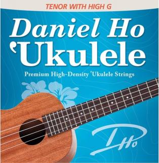 Struny na tenor ukulele Daniel Ho- vysoké G (Sada stun GCEA od havajského místra)
