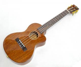 Tenor elektoakusticke ukulele MAHALAO JAVA  (Vintage natural EQ tenor s vyřezem)