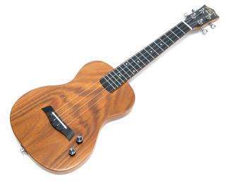 Tenor elektro ukulele SNAIL SEU-1T Okume a akacie (Elegantní elektrické tenor ukulele s pouzdrem)