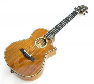 Tenor elektroakustické ukulele ISUZI ASA-1TEQ Akacia (Celomasivní akacia tenor EQ ukulele)