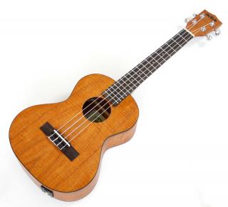 Tenor elektroakustické ukulele KALA KA-TEM-EQ (Exotický mahagon tenor ukulele s EQ a pouzdrem)